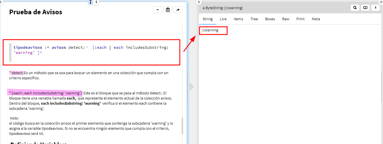  Detectando tipo de avisos 